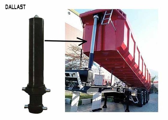 Long Stroke Telescopic Hydraulic Ram Single Acting 16-35MPa Pressure With Piston